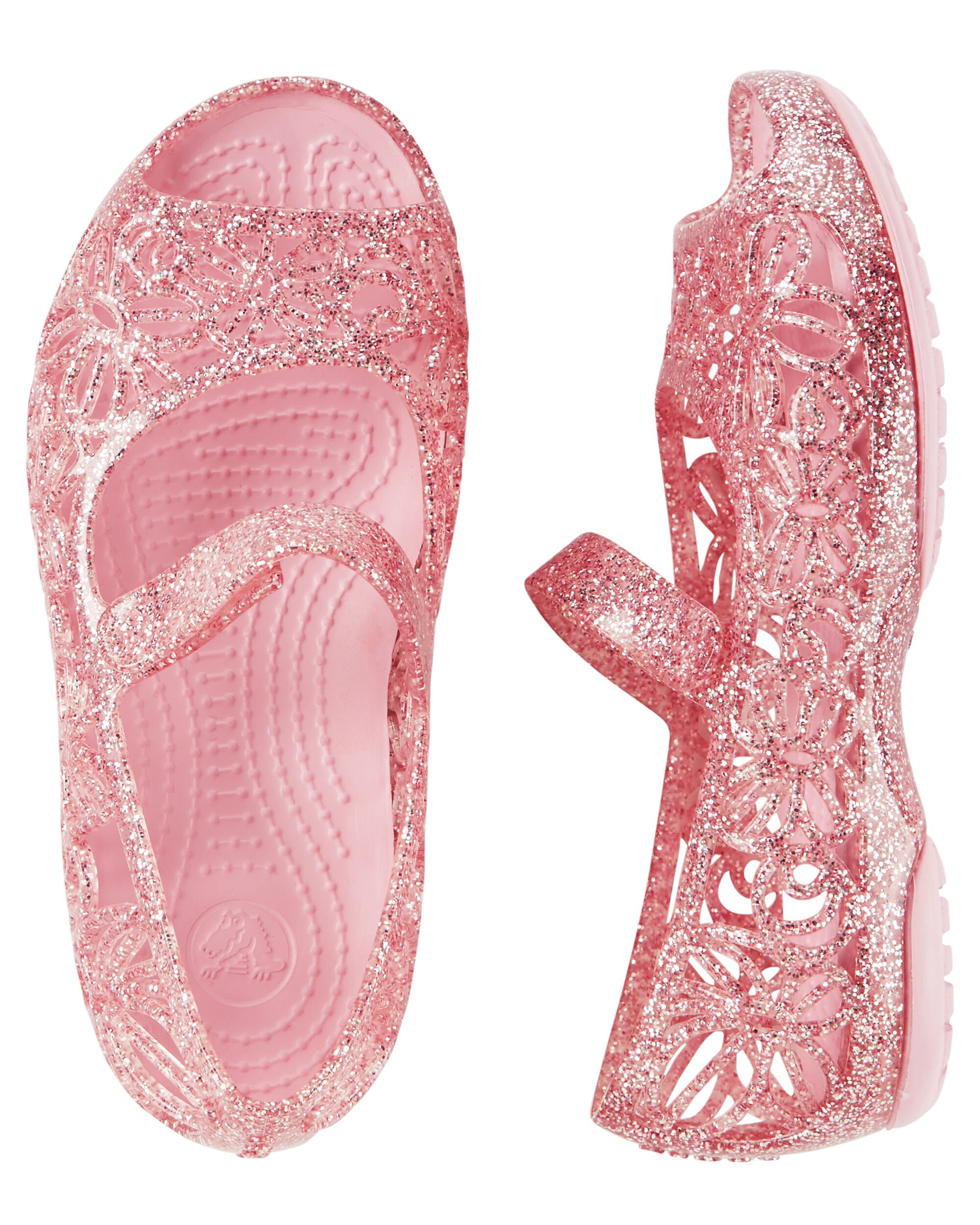 crocs isabella glitter flat