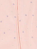 Pink/Purple - Baby 2-Pack Print 2-Way Zip Cotton Sleep & Play Pajamas, Selected