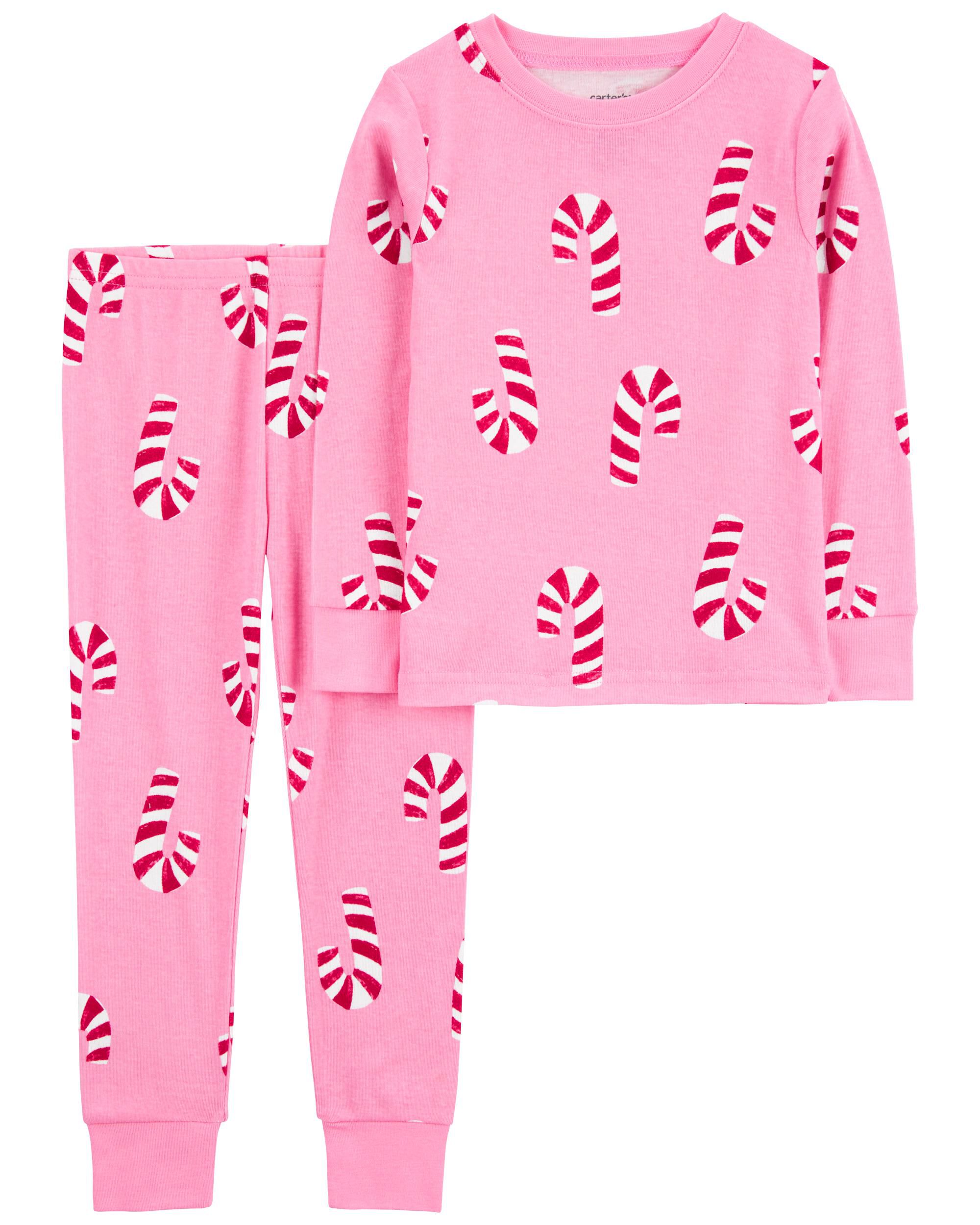 Toddler 2 Piece Christmas Candy Cane 100 Snug Fit Cotton Pajamas Carter s Carter s