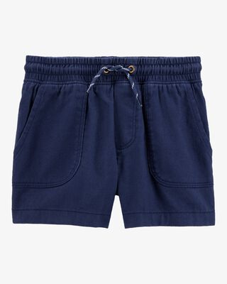 Product image 1 of Toddler Pull-On Twill Shorts - Navy