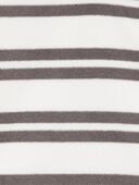 Grey - Toddler 2-Piece Striped Fleece Pullover & Pant Set, Selected