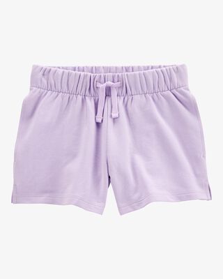 Product image 1 of Kid Pull-On French Terry Shorts - Purple