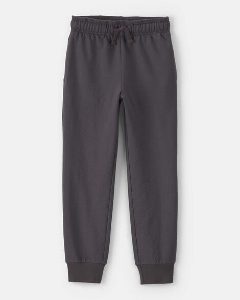 boys french terry joggers - dark grey