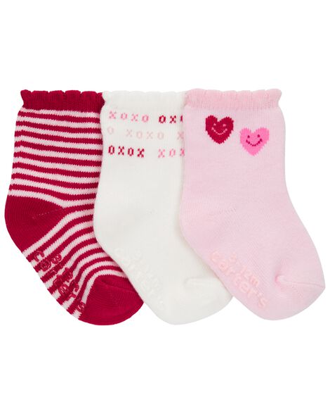  Product image 1 of Baby Valentine's Day 3-Pack Socks