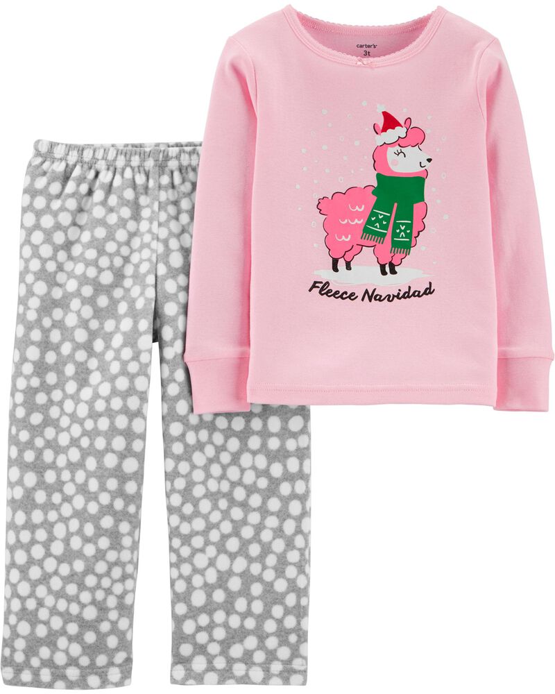 2 Piece Llama Snug Fit Cotton Fleece Pjs Carters Com