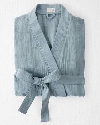 Product image 2 of Adult Organic Cotton Gauze Robe