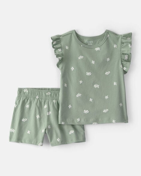 Green Toddler Outfit Sets