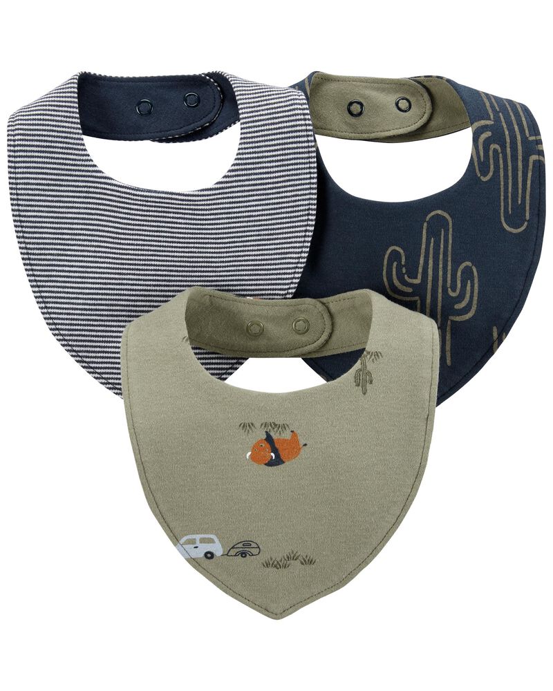 Baby Multi 3-Pack Bandana Bibs | carters.com