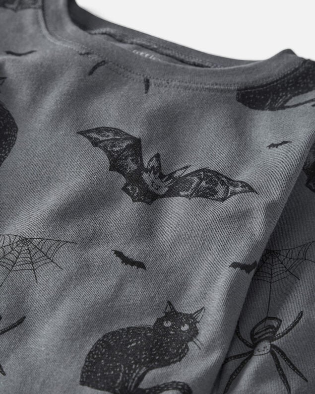 Product image 2 of Kid Organic Cotton Pajamas in Spooky Creatures Print