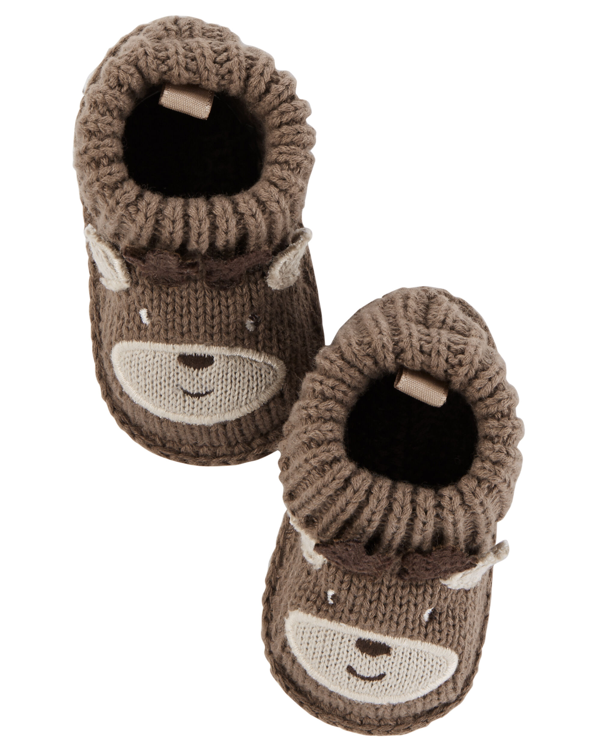 Reindeer Crocheted Booties | Carters.com