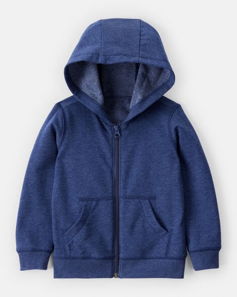 toddler boy daydream fleece long-sleeve hoodie - navy