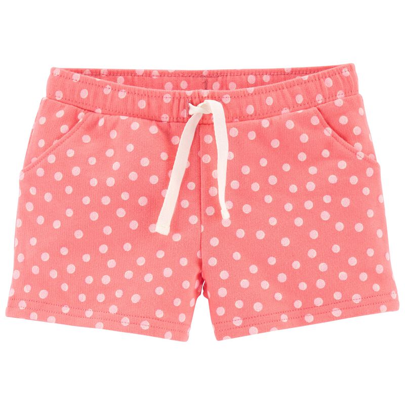 Orange Baby Polka Dot Pull-On Shorts | carters.com