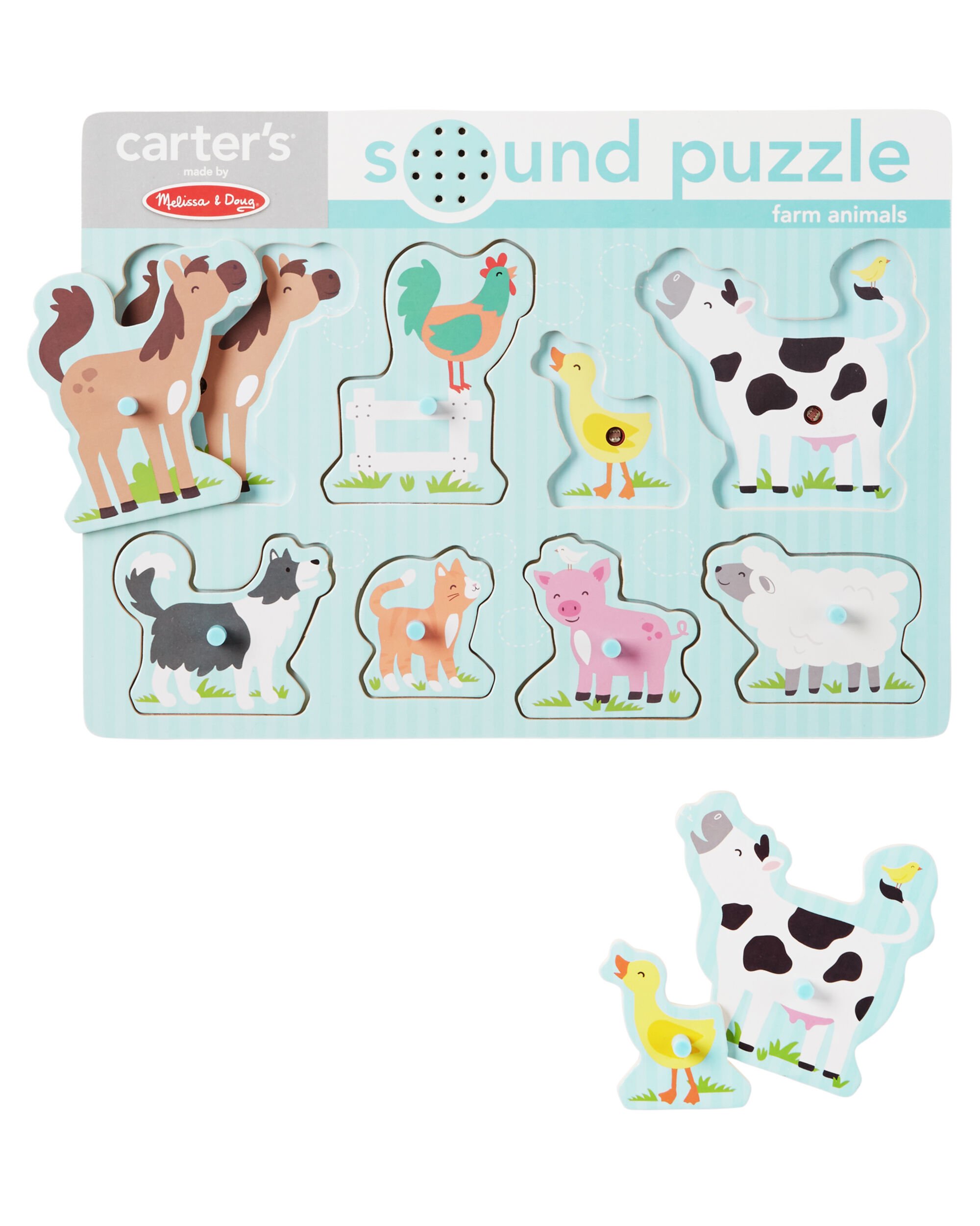 melissa & doug farm animals sound puzzle