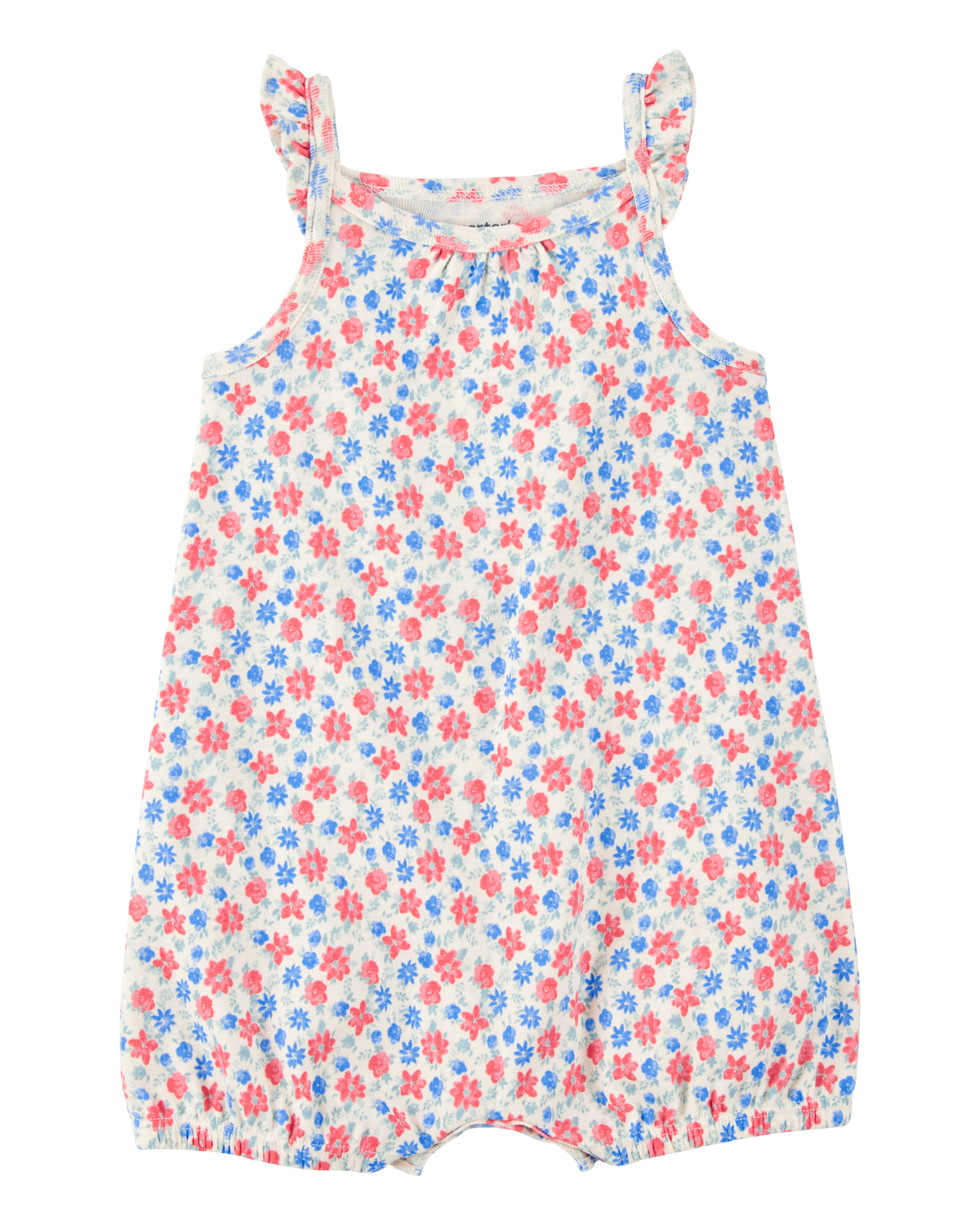 carter's Baby Floral Cotton Romper