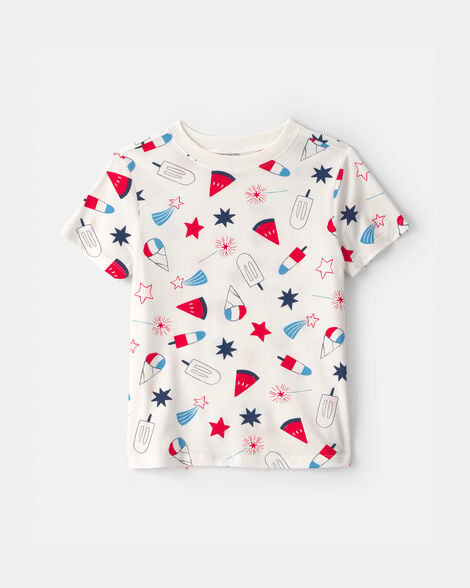 kids fourth of july popsicle tee