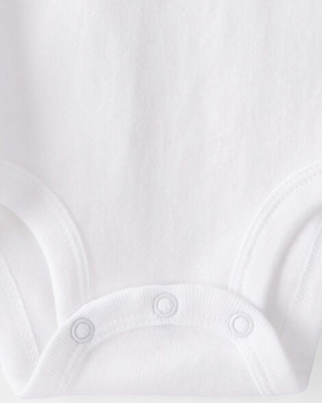 Product image 4 of Baby 5-Pack Sleeveless Bodysuits - White