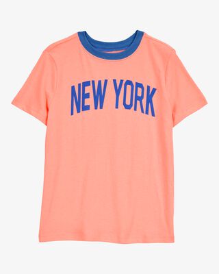 Product image 1 of Kid New York Short-Sleeve Graphic Tee - Orange