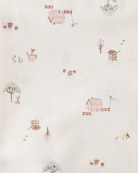  Product image 4 of Baby 4-Pack Floral Receiving Blankets - Pink