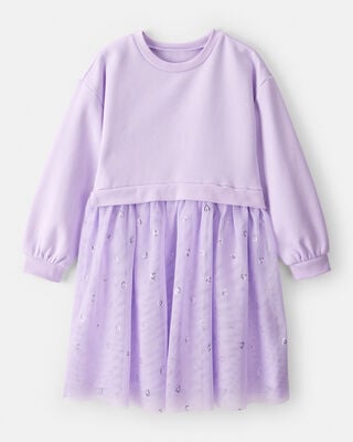 Girls Disney© Lilo & Stitch Long-Sleeve Dress - Blue