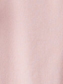 Perfect Pink, Sweet Cream, Moss Green - Girls 3-Pack Organic Cotton Ribbed Tees, Selected