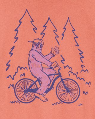 Product image 2 of Kid Big Foot Short-Sleeve Graphic Tee - Orange