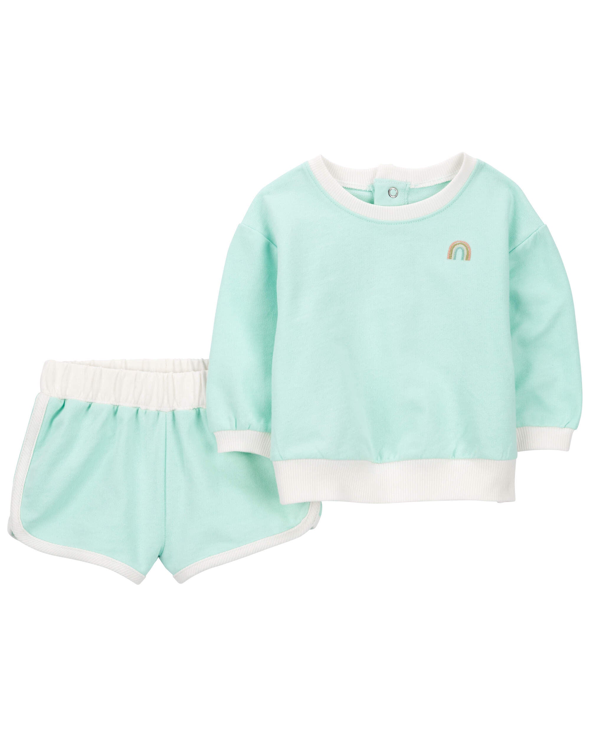 Baby rainbow sweatshirt clearance