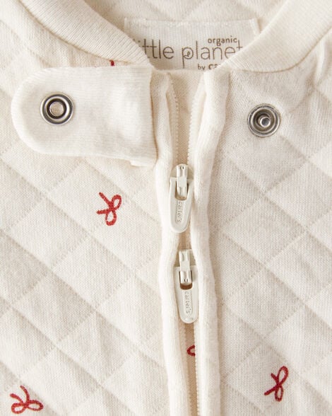 Baby Organic Cotton Sleep & Play in Gingerbread Cookie Pajamas
