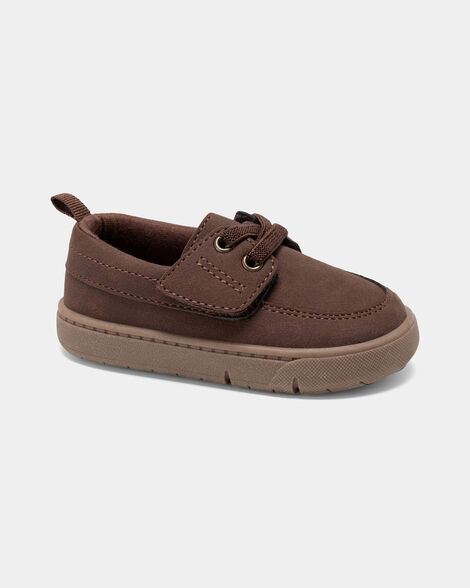 baby boy every step® first walker casual shoes - brown