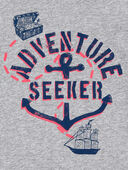 Grey - Toddler Adventure Seeker Graphic Tee, Selected