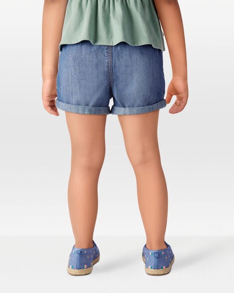  Product image 3 of Toddler Pretty Utility Short - Cypress Wash