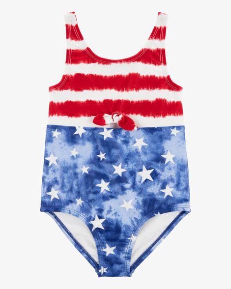 Patriotic Swimsuit Red White And Blue Baby Swimsuit Patriotic