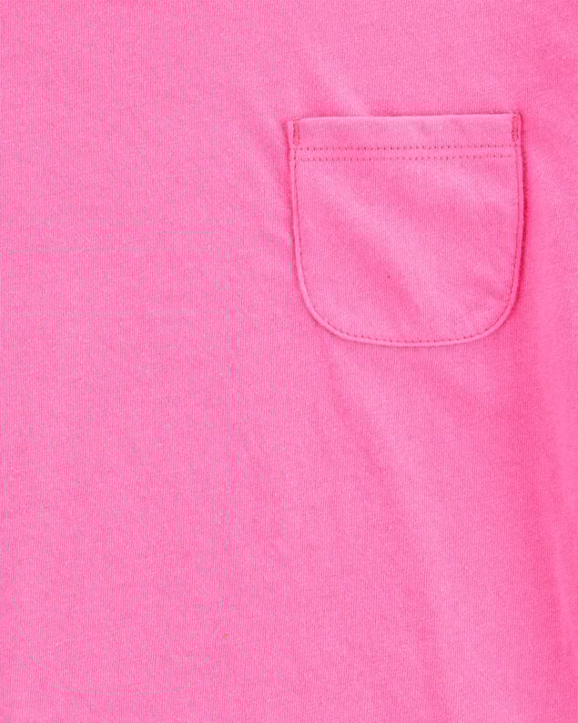 Product image 2 of Kid Solid Short-Sleeve Fashion Top - Pink