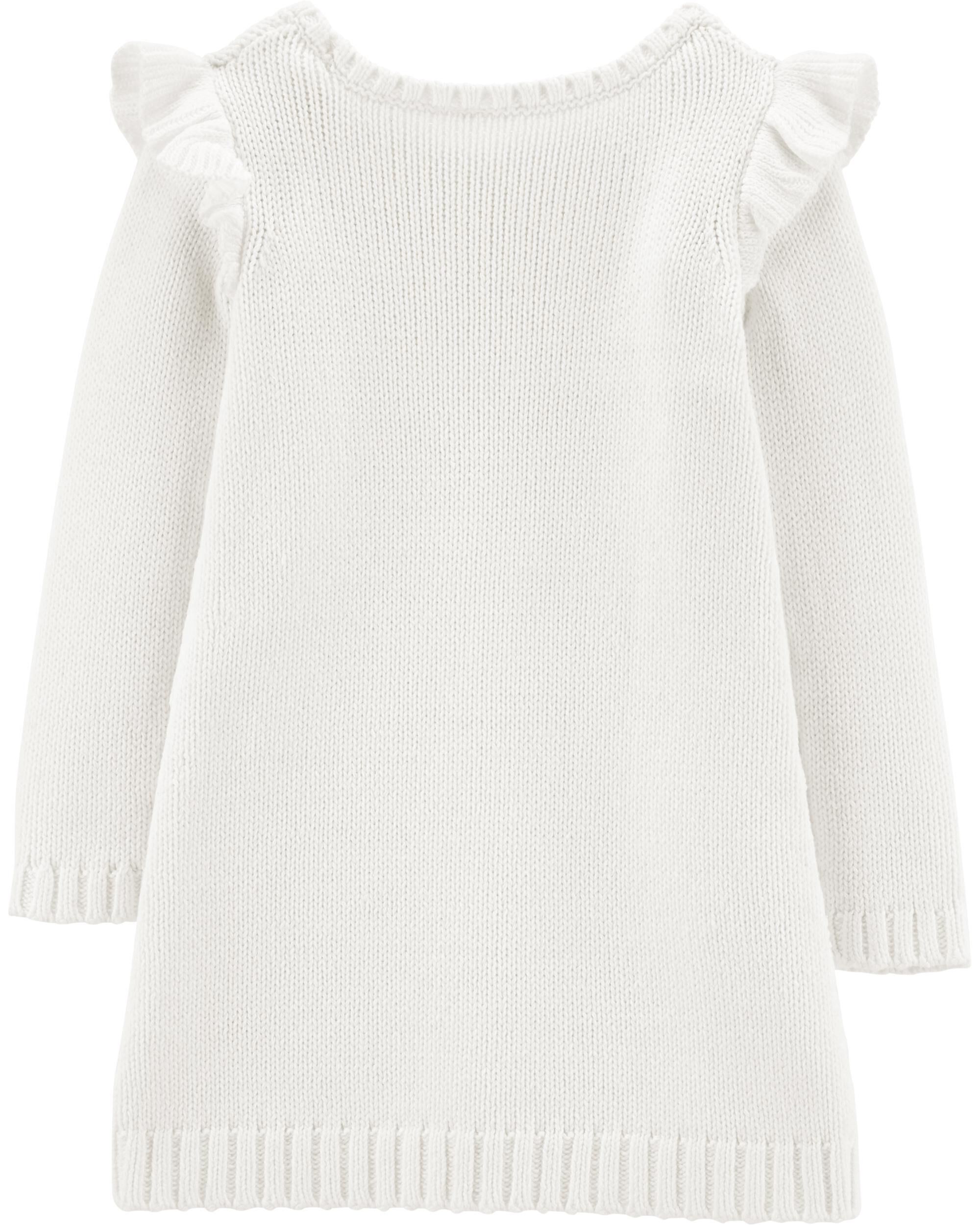 carters red sweater dress