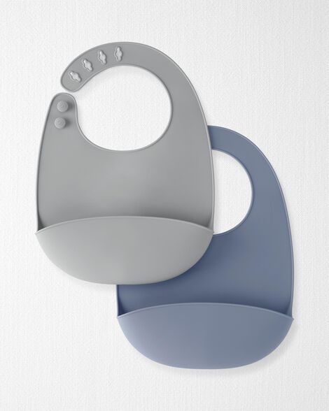 Baby Little Planet 2-Pack Silicone Bibs