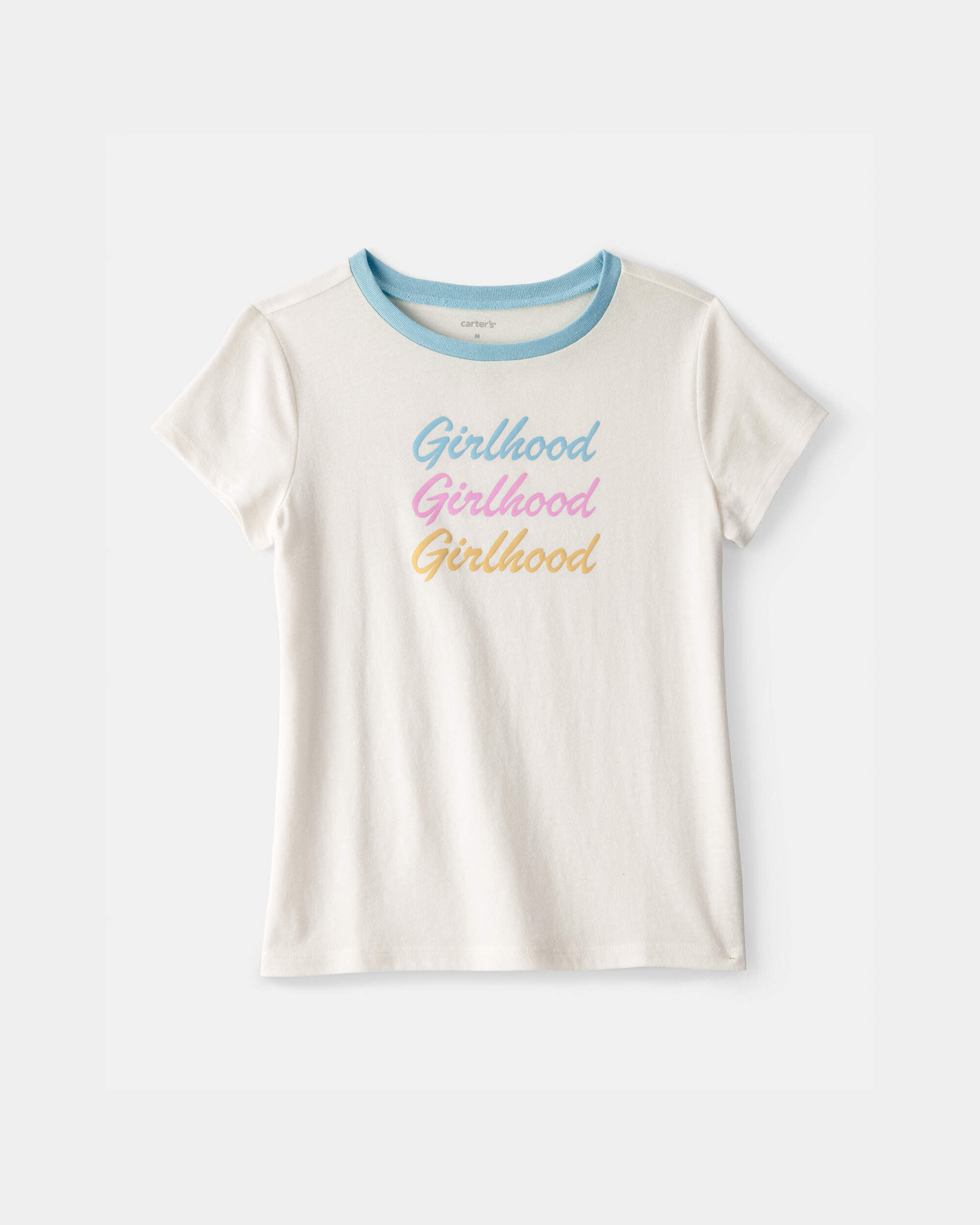 Carters girls girlhood graphic tee M Cream 7$
