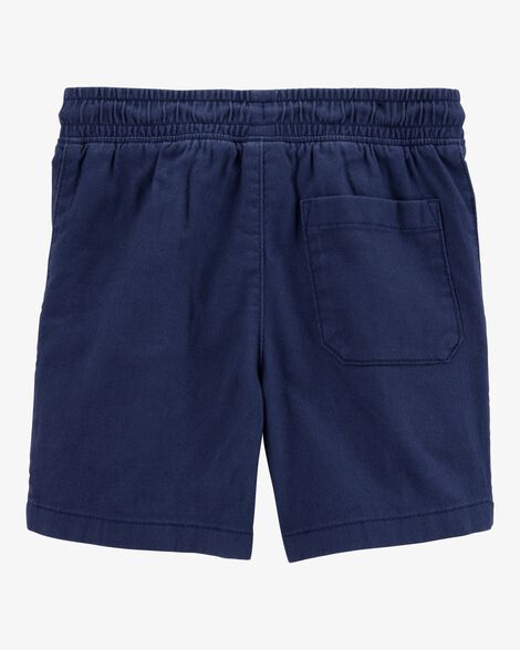 Product image 2 of Kid Pull-On Twill Shorts - Navy