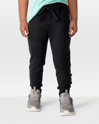 Product image 2 of Toddler Pull-On Drawstring Joggers - Black