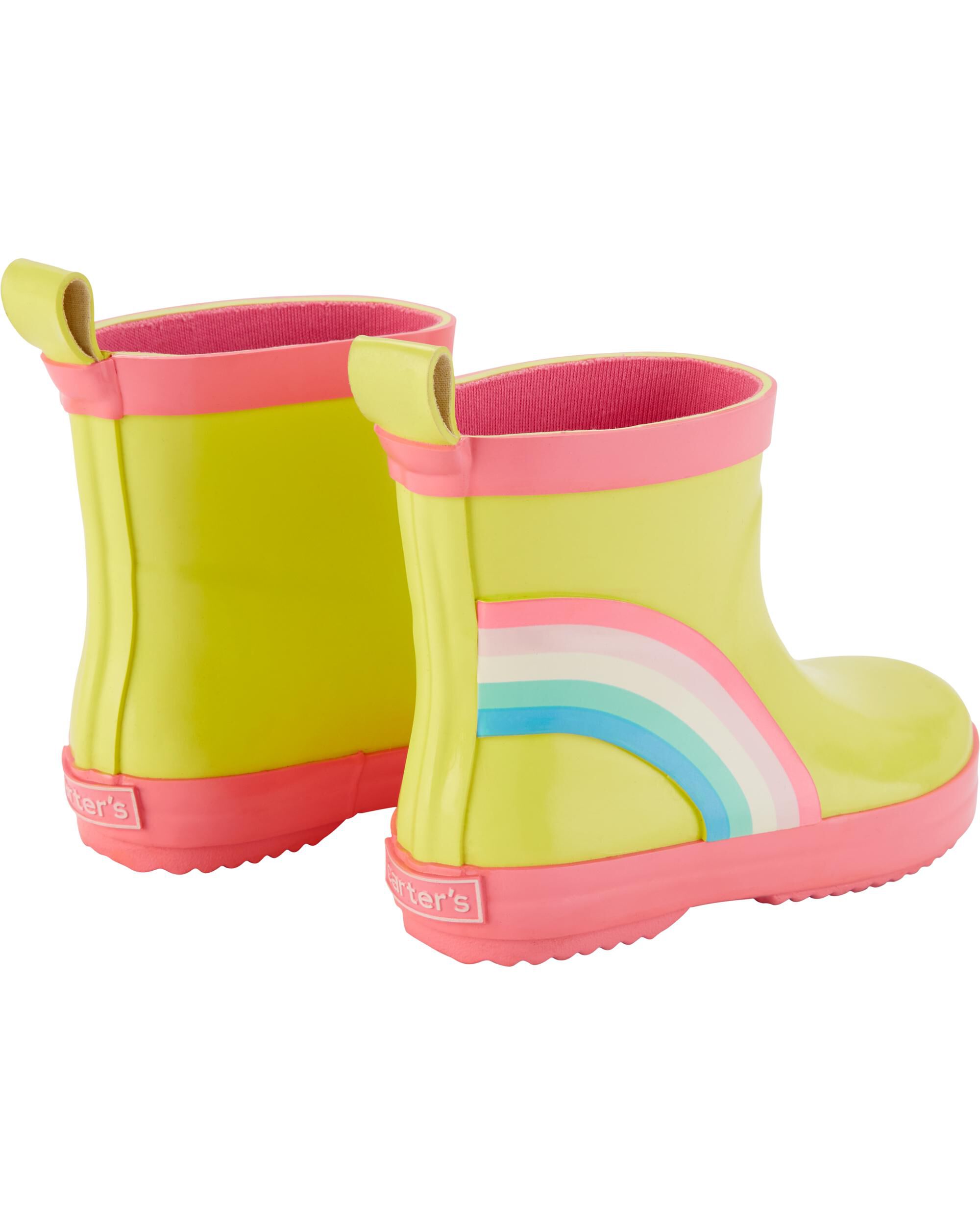 rainbow rain boots toddler