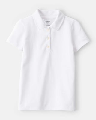 Kid Pique Uniform Polo Shirt - Red