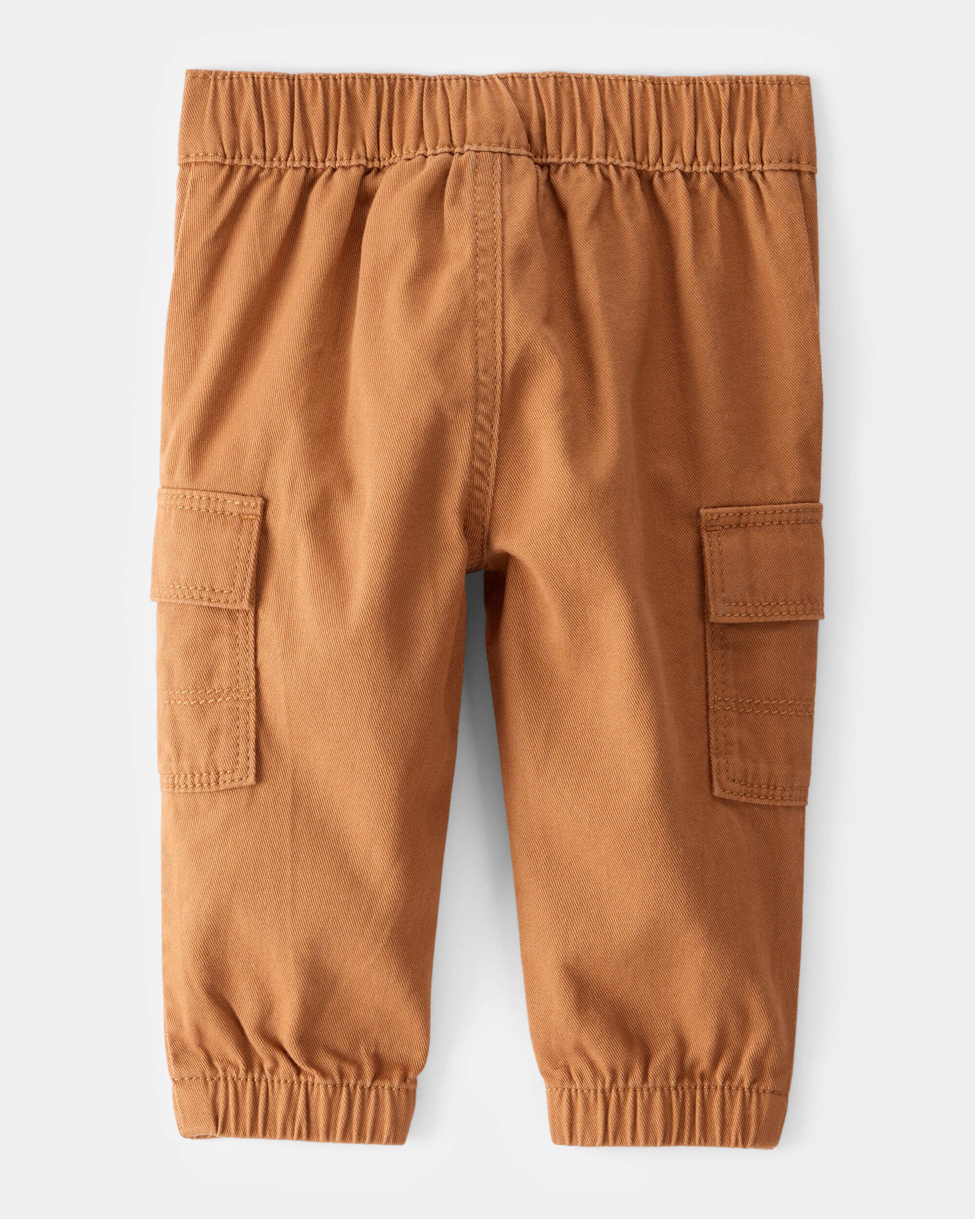 Baby Utility Twill Cargo Pants - Brown