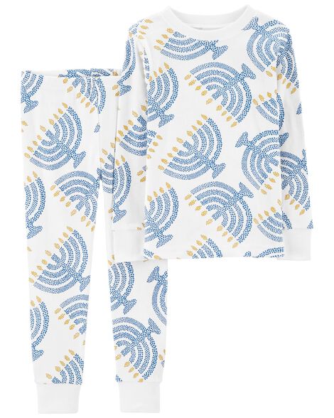  Product image 1 of Toddler 2-Piece Hanukkah 100% Snug Fit Cotton Pajamas