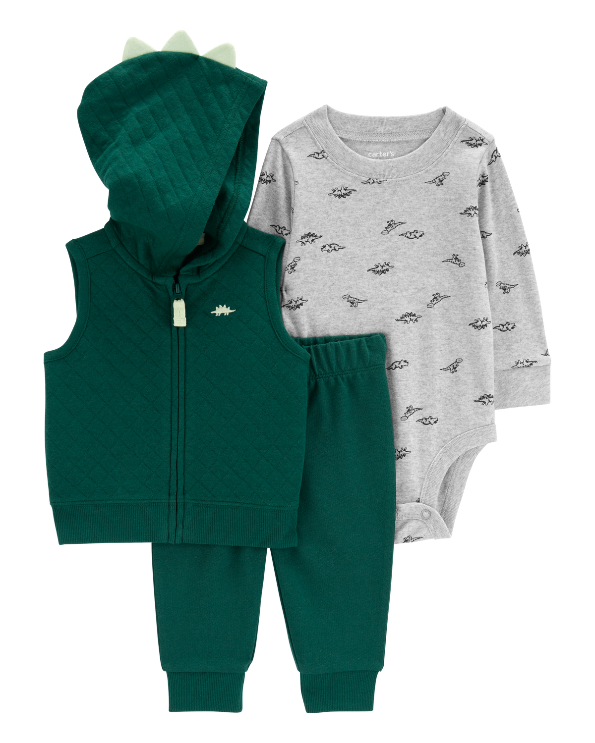 Baby 3-Piece Dinosaur Little Vest Set - Carter's | Carter's