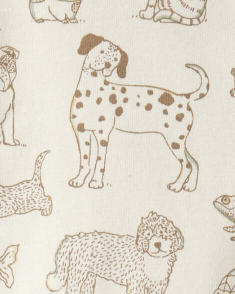 Product image 3 of Kid Pet Print Organic Cotton 2-Piece Pajamas