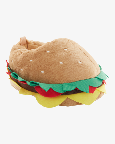 cheeseburger slipper shoes