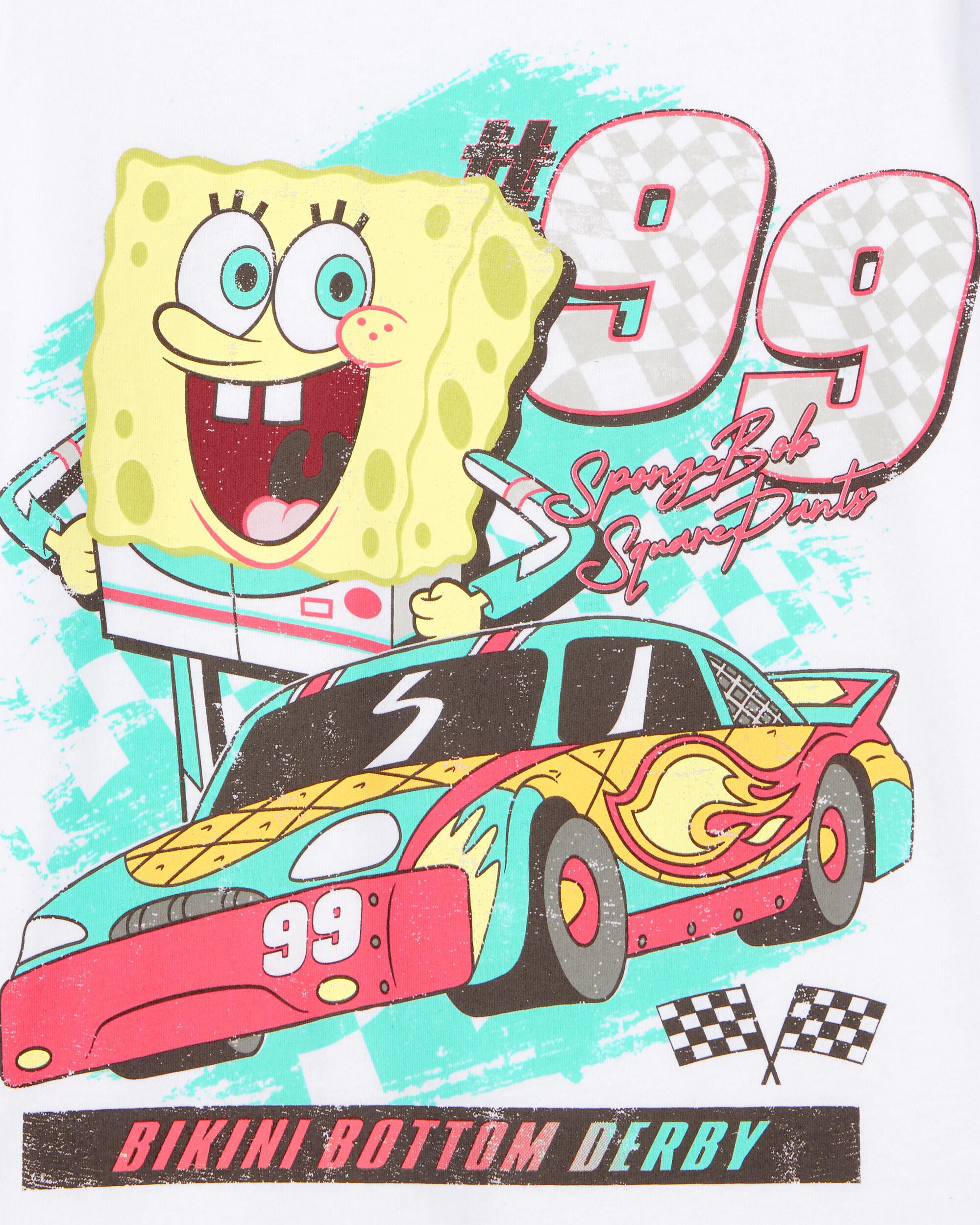Boys SpongeBob Graphic Tee - White