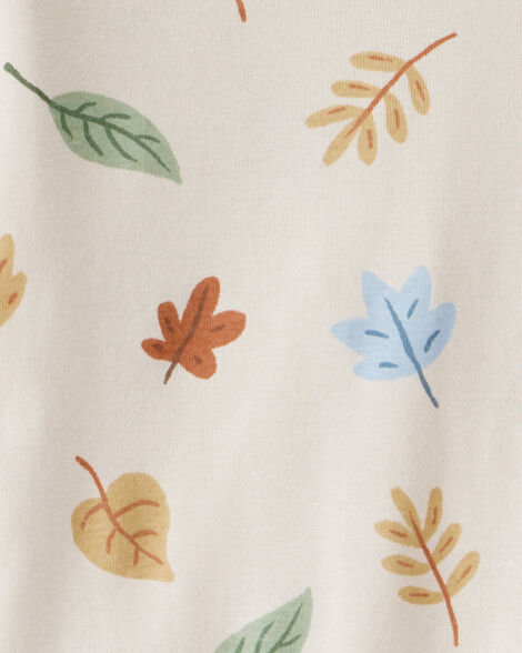  Product image 3 of Toddler Organic Cotton Pajamas in Autumn Leaves Print
