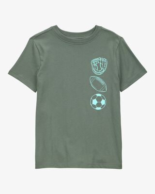 Product image 1 of Kid Sports MVP Graphic Tee - Olive