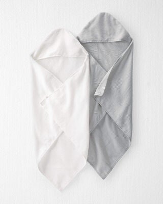 Product image 1 of Baby 2-Pack Organic Cotton Towels