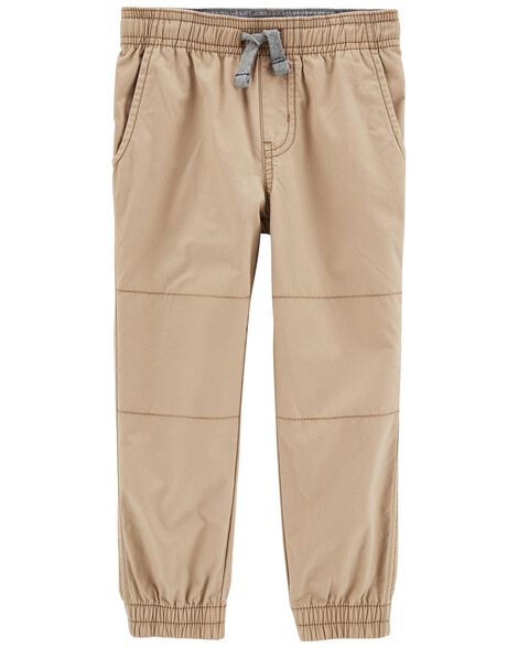 Product image 1 of Toddler Elastic Waist Poplin Joggers