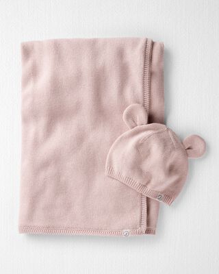 Product image 1 of Baby Organic Cotton Sweater Knit Ear Cap